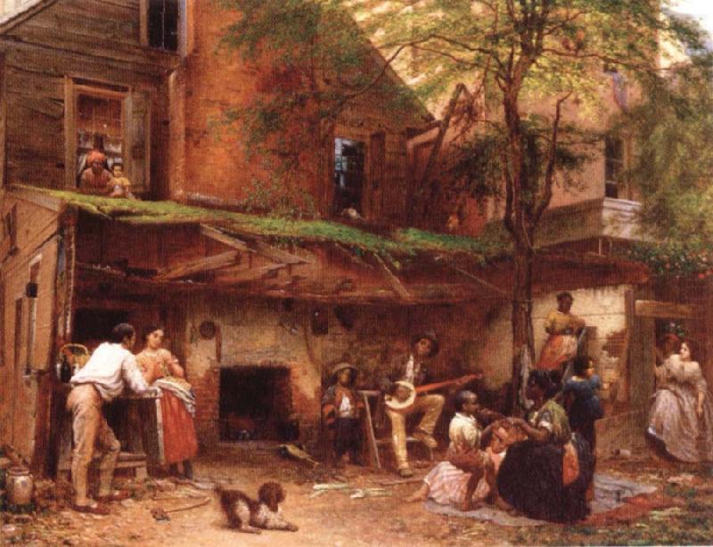 Eastman Johnson Negro life at the South china oil painting image